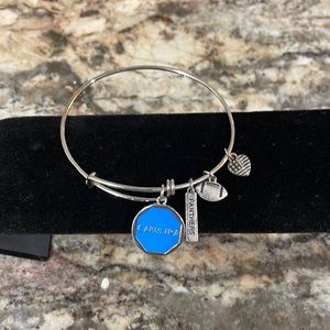 NWOT Silverworks Carolina Panthers Bangle Bracelet